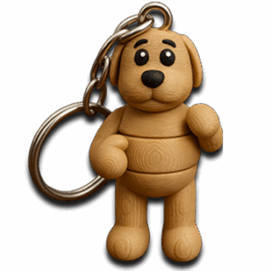 Llavero 3D Wisin el Dog